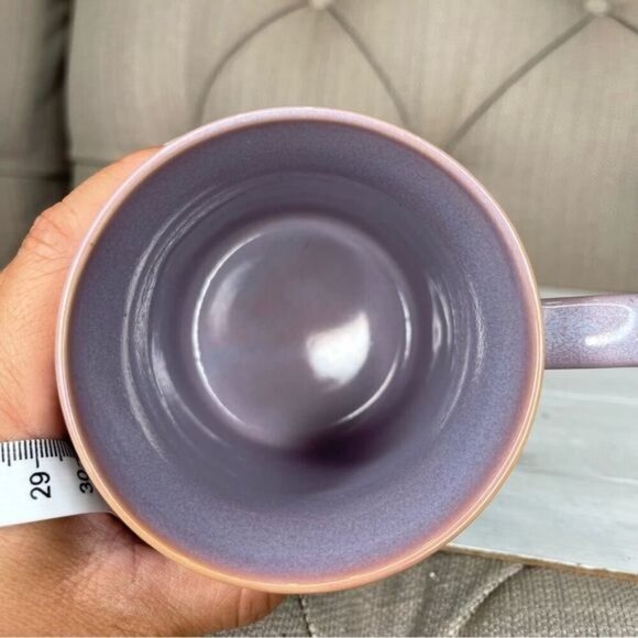 Roscher iridescent metallic stoneware mug lavender - Picture 3 of 5
